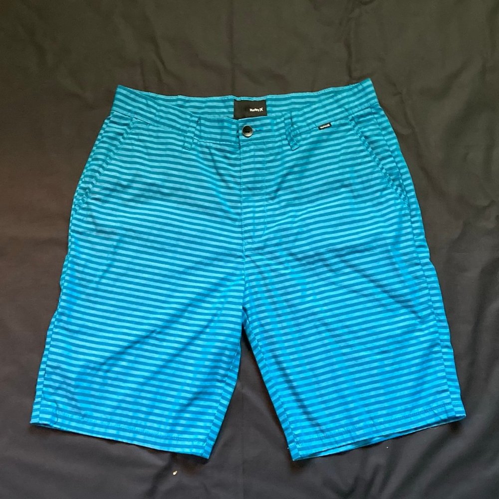 Hurley stripped board shorts size 32 - Picture 1 of 5
